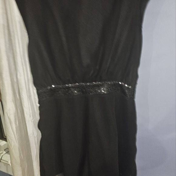 3/20.00. Black sequin romper. - Picture 7 of 9
